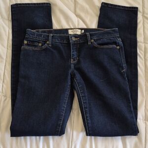 Abercrombie & Fitch Women's Deep Indigo Skinny Jeans